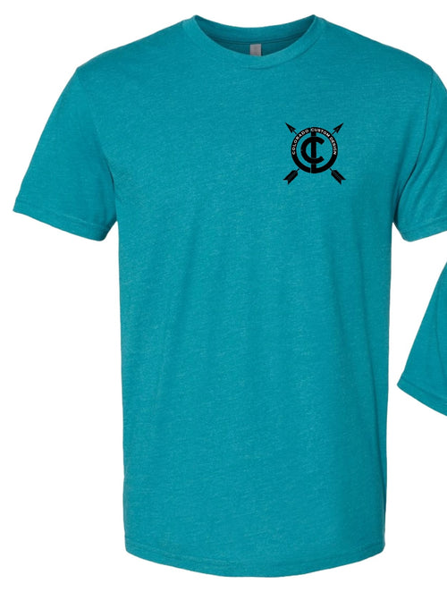Combat Diver Tee — Aqua