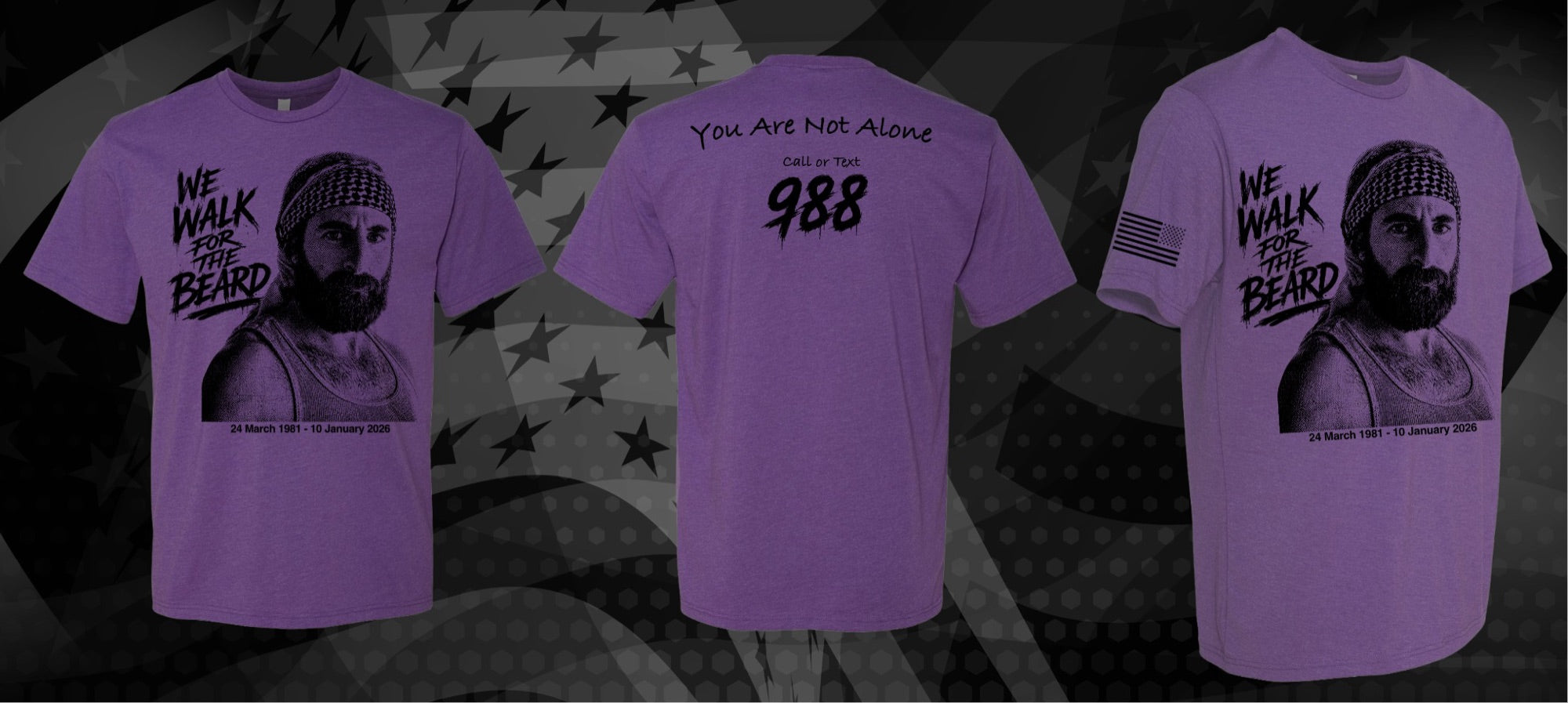 Beards for Brower Tee mockup