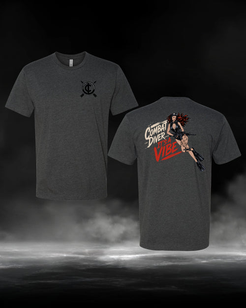 Combat Diver Tee Charcoal