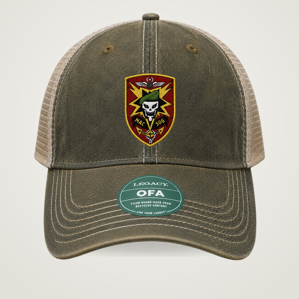 Legacy MACV-SOG Range Hat — Black/Khaki