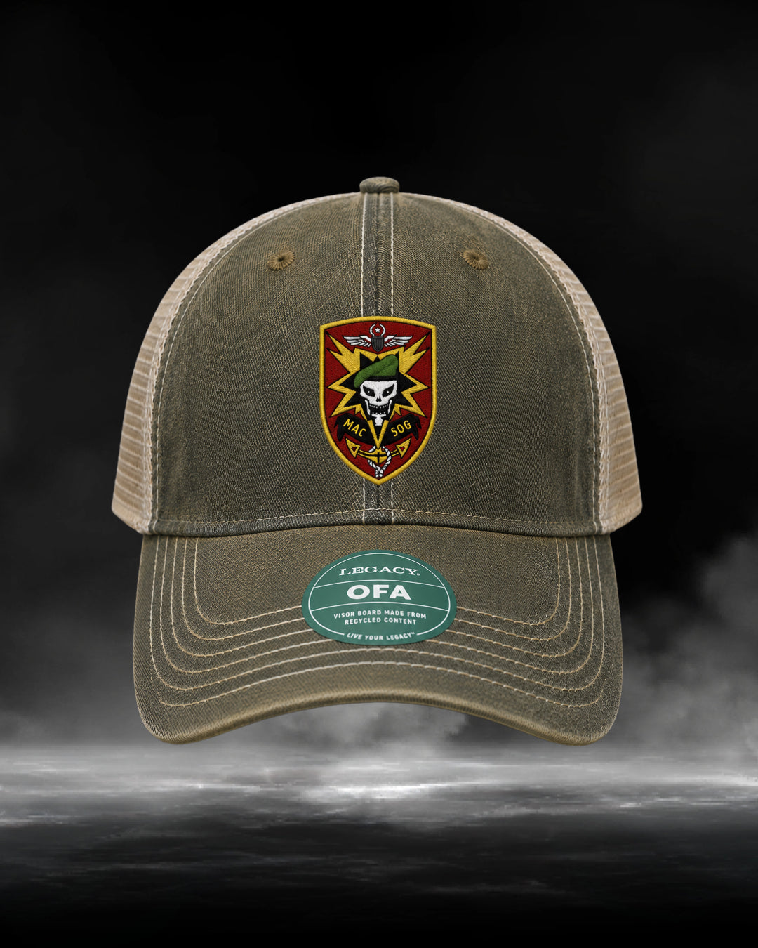 MACV-SOG Range Hat Black/Khaki
